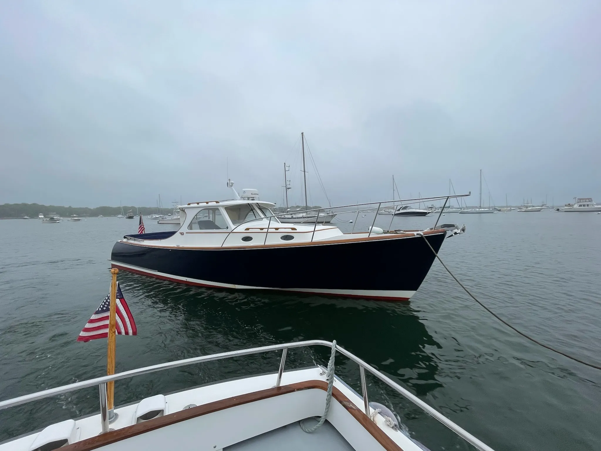On the water